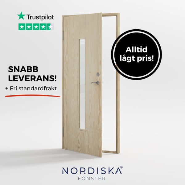 Förrådsdörr Avlångt Fönster