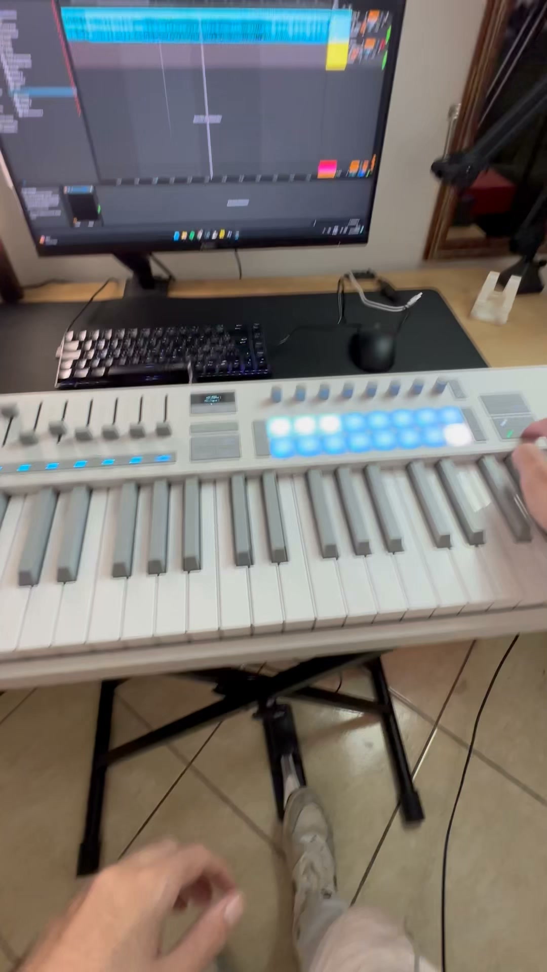 Keyboard player, turn your keyboard into a professional stage setup using just your phone and a MIDI cable.