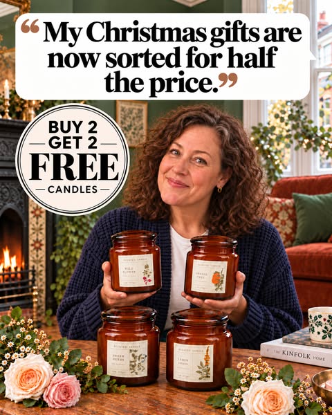 Four Candle for 39.99. Offer Ends soon