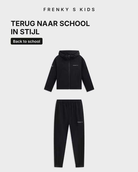 Zo vader, zo zoon. Nu als trainingspak.