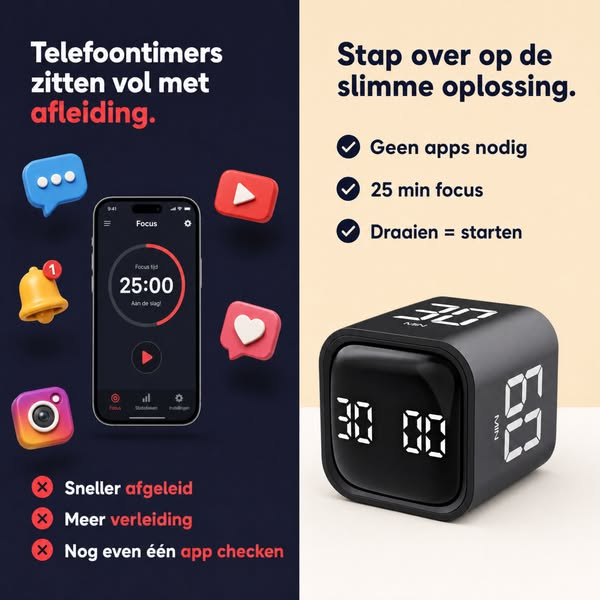 Stop met scrollen. Start met focussen.