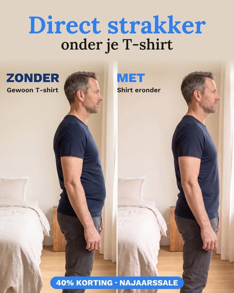 2 + 1 GRATIS – Direct strakker onder je shirt