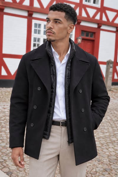 Jack & Jones Jedetroit Peacoat Svart