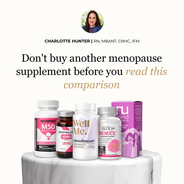 Top 5 Menopause Supplements I Actually Recommend
