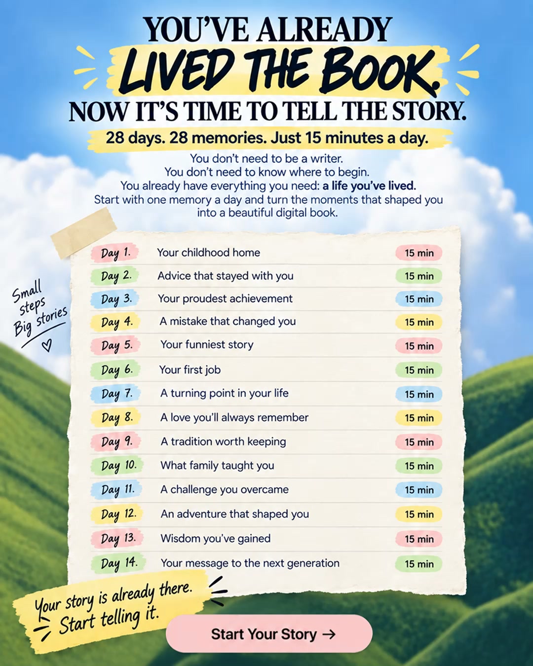 Don’t Let Your Story Disappear