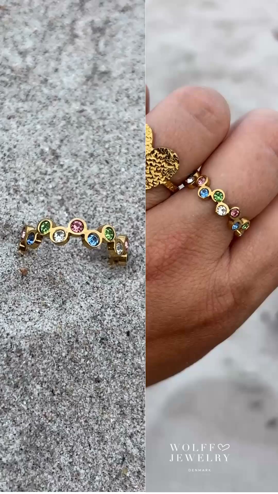 Colorful Ring - vandfast