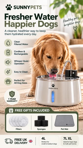 Upgrade Their Water Bowl