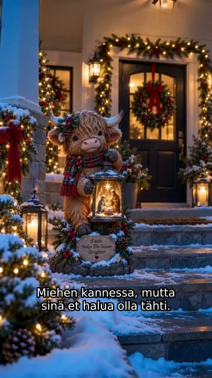 Highland Cow Nativity Lantern™