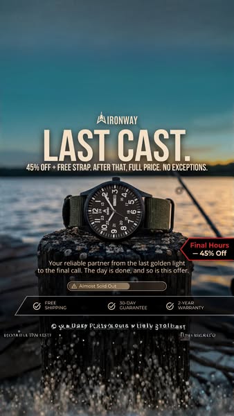 4th of July Sale: 45% OFF + FREE Strap