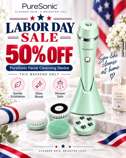 YOUR CART CALLED… 50% OFF PURESONIC