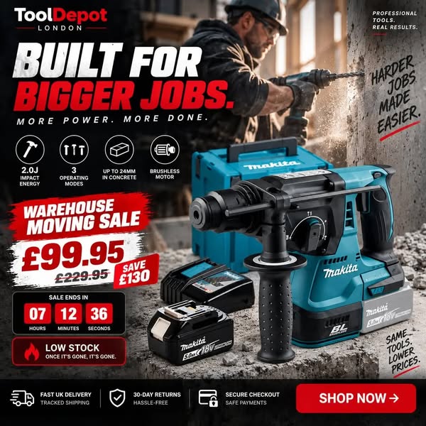 Warehouse Moving Sale: £99.95