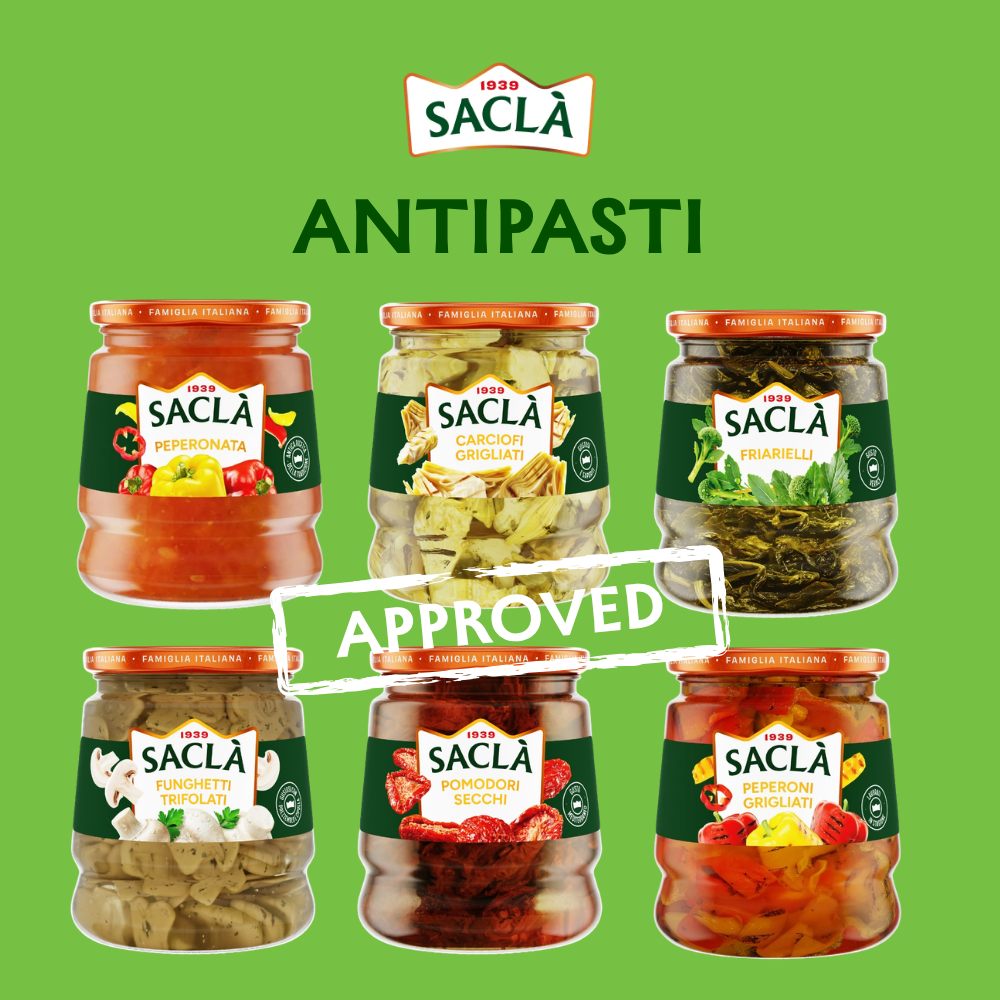 Saclà Is Antipasti Approved
