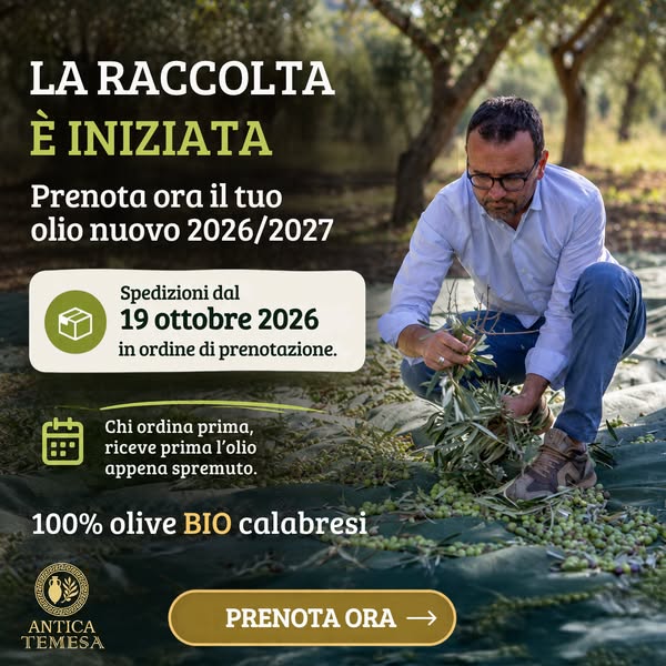 Vuoi il nuovo olio BIO della campagna 2026/2027?