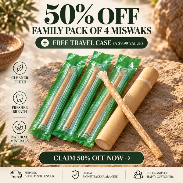50% OFF + FREE Bamboo Travel Case
