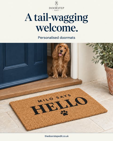 The Dog Welcome | Personalise yours