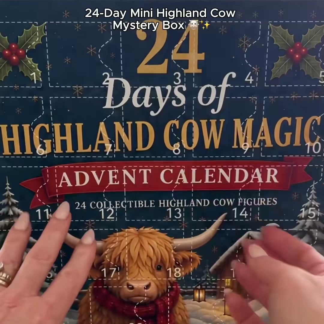 Build a Tiny Highland Cow Herd Before Christmas