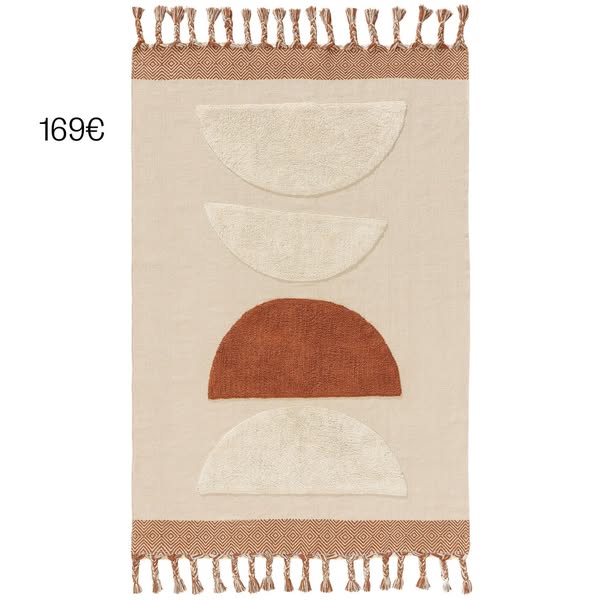 Tapis en coton Gibson Orange