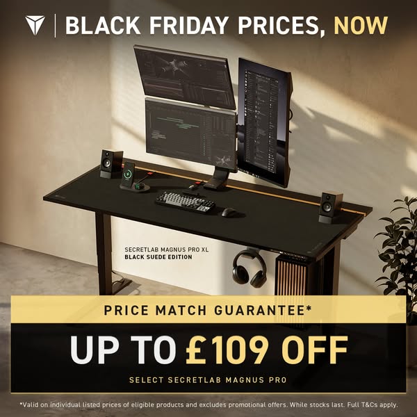 Up to £109 off | Black Friday prices, now