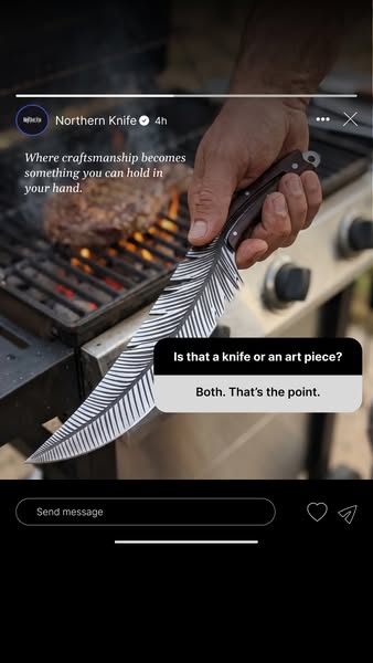 Some Knives are Tools. This one is Art.