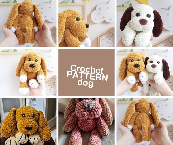 Crochet Your Own Adorable Plush Puppy!