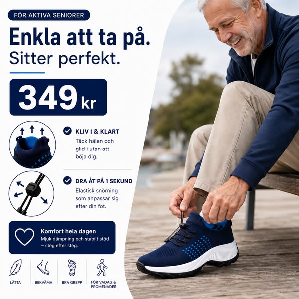 Lätta skor att ta på sig