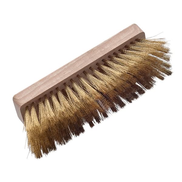 Cerutti Inox Pizza Oven Brush Head Replacement | Brass Bristles | Wooden Head