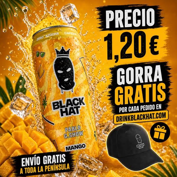 Latas a 1,20€ + gorra gratis