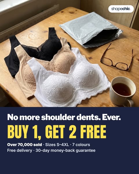 No more shoulder dents. Ever.