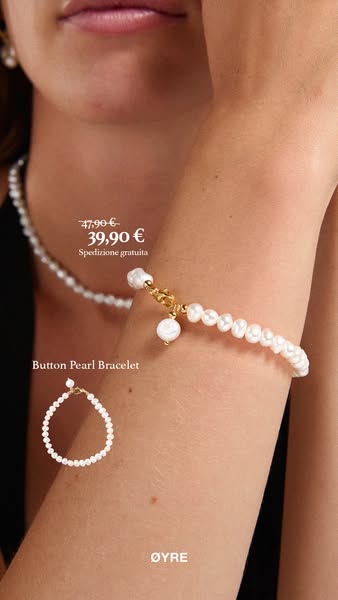 Bracciale di perle vere — 39,90 €