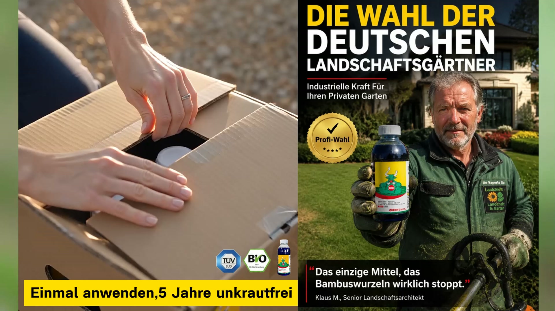Altgärtner Unkrautvernichter: Wurzel-Tief-Wirkung in 3-5 Tagen