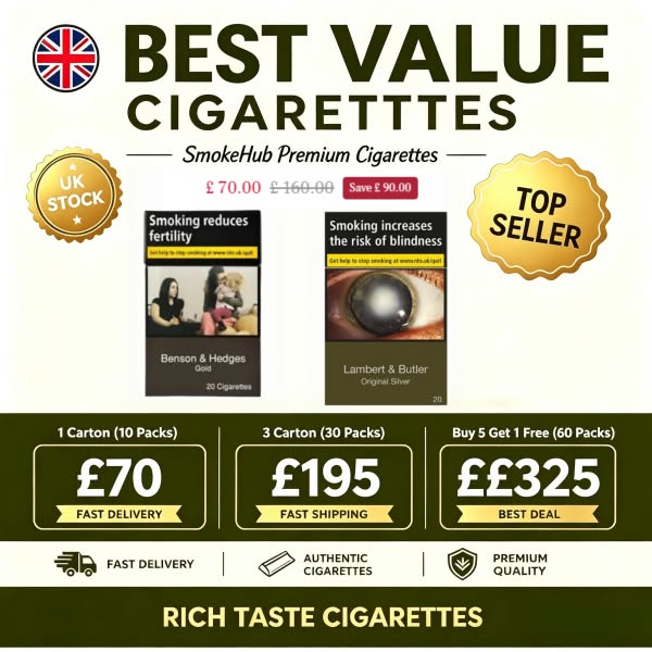 Best Value King Size Cigarettes | UK Based Tobacco Store