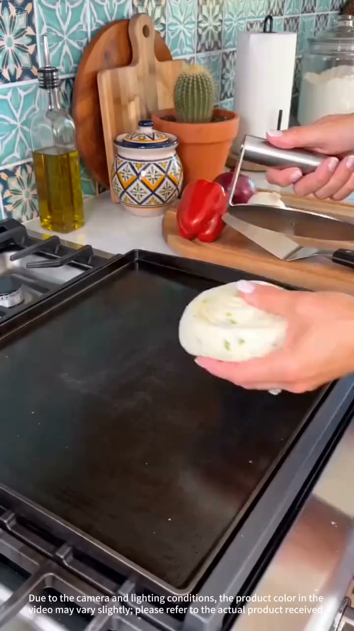 Smash Burger Press - Hamburger Smasher Tool for Griddle