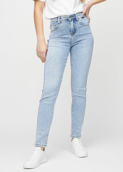 Perfect JeansWaves™ Slim Denim Jeans - Light Blue - Women | Perfect Jeans - 3XS-5XL - Stretch Denim