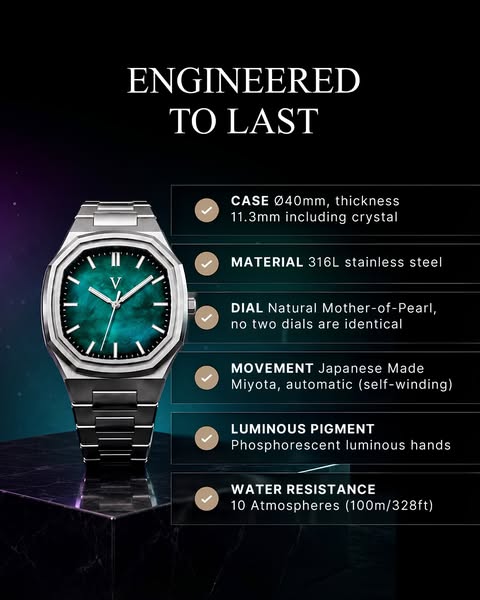 Each dial is completely unique