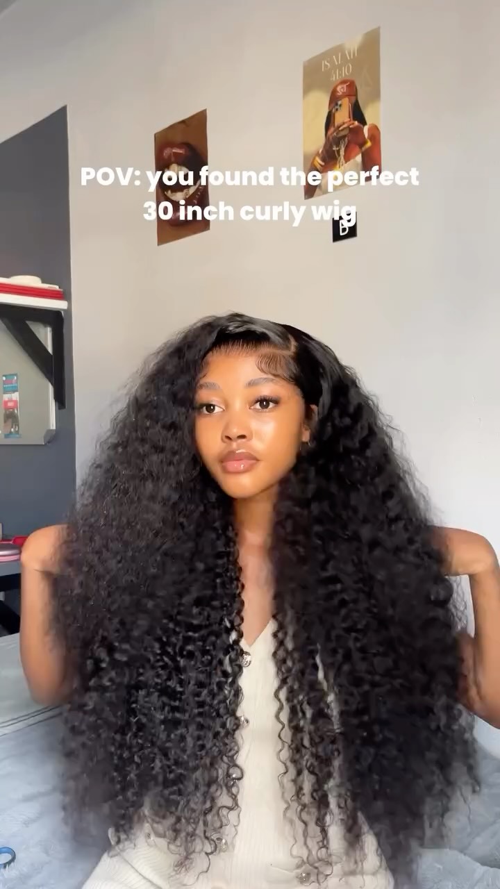 HD Lace Glueless 5x5 Closure Wig Pre Plucked Kinky Curly Invisible Lace Closure 100% Glueless Human Hair Wigs -Geeta Hair