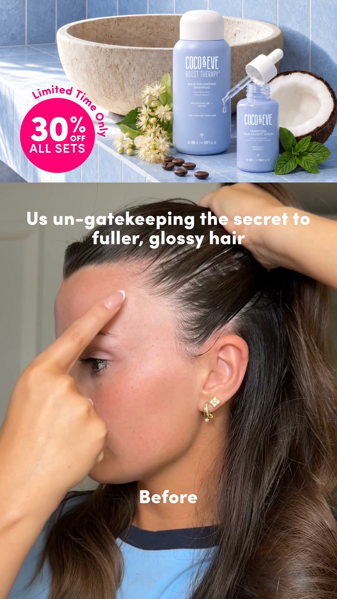 30% Off the Fine Hair Rescue Set