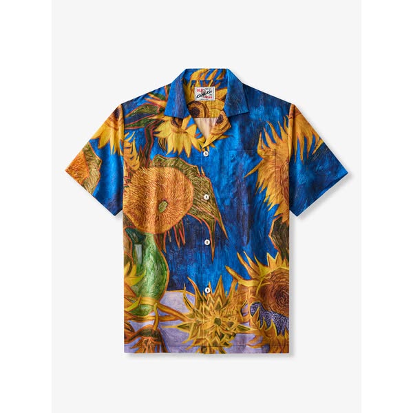 Six Sunflowers Cotton Camp Shirt