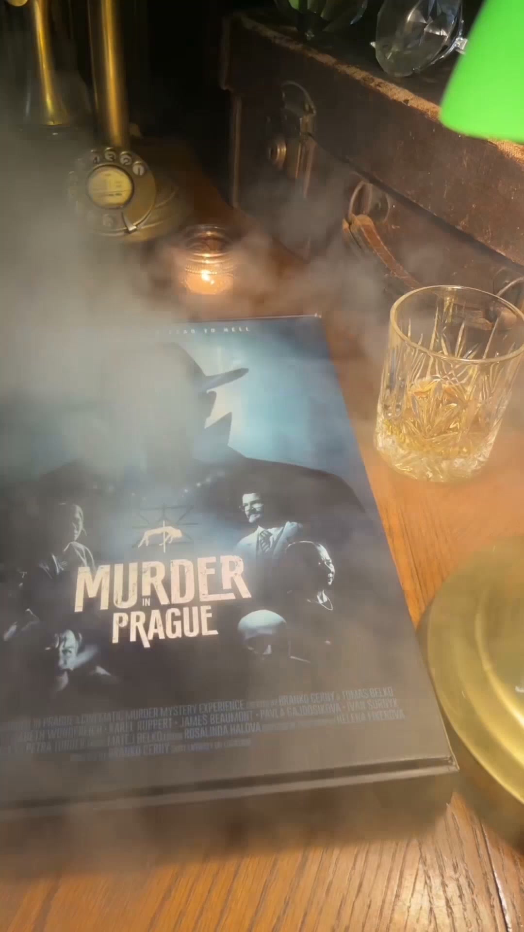 Experience an interactive mystery movie night