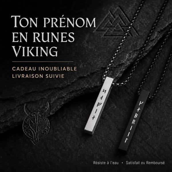 Curieux de voir ton prénom en RUNES VIKINGS ?