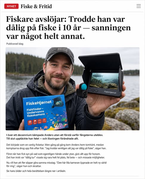 Se fisken innan du kastar
