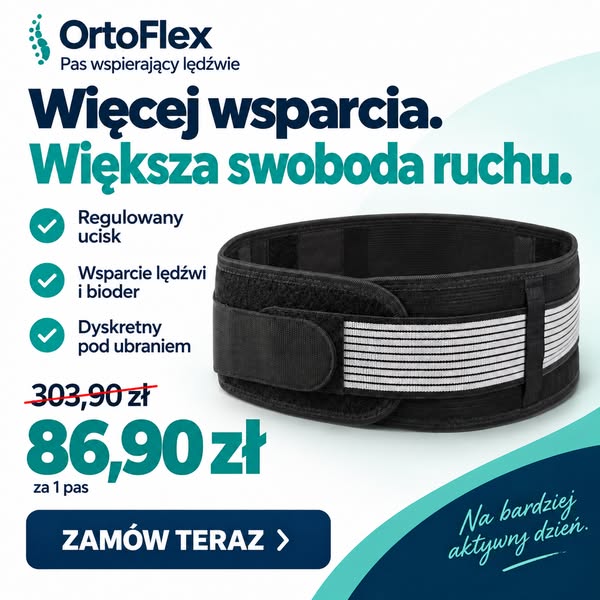 OrtoFlex™ dla lepszego wsparcia lędźwi