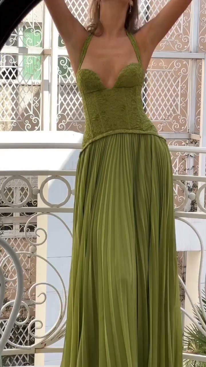 Aura Chiffon Maxi Dress