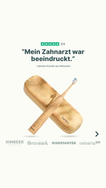 bamtoo - Die nachhaltige Schallzahnbürste