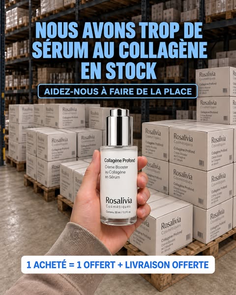 Déstockage : 1 acheté = 1 offert