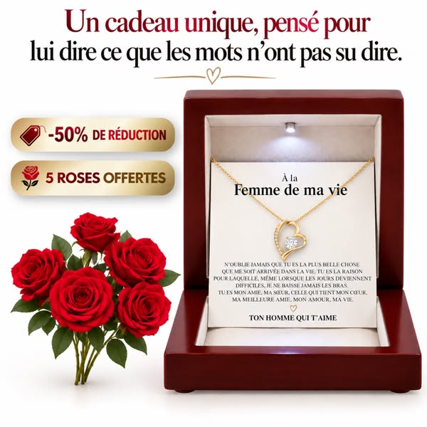 50% + Roses Offertes