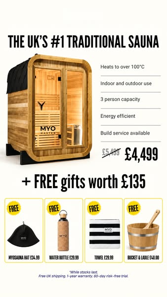 + FREE £130 SAUNA GIFT SET