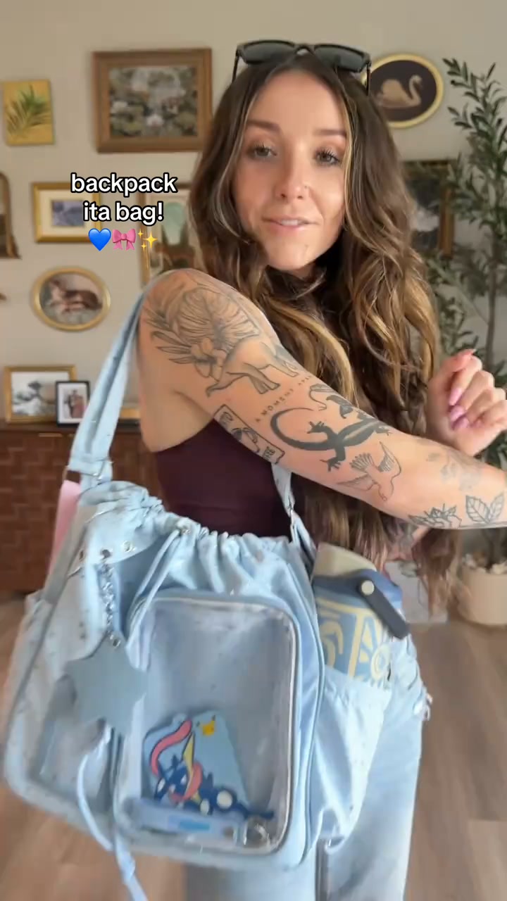Star Print Ita Crossbody Bag