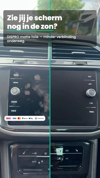 Mooie auto. Vies scherm.
