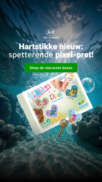 Maak je eigen Pixelhobby sleutelhanger