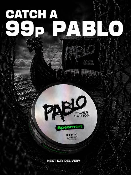Search: 58 results found for "pablo silver spearmint" - Snus Vikings